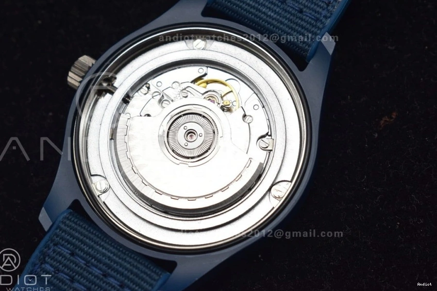 Strap Blue 'Laureus Edition A2892 Blue Pilot Best for Watch on Good' of Ceramic M+F Sport Nylon 0311